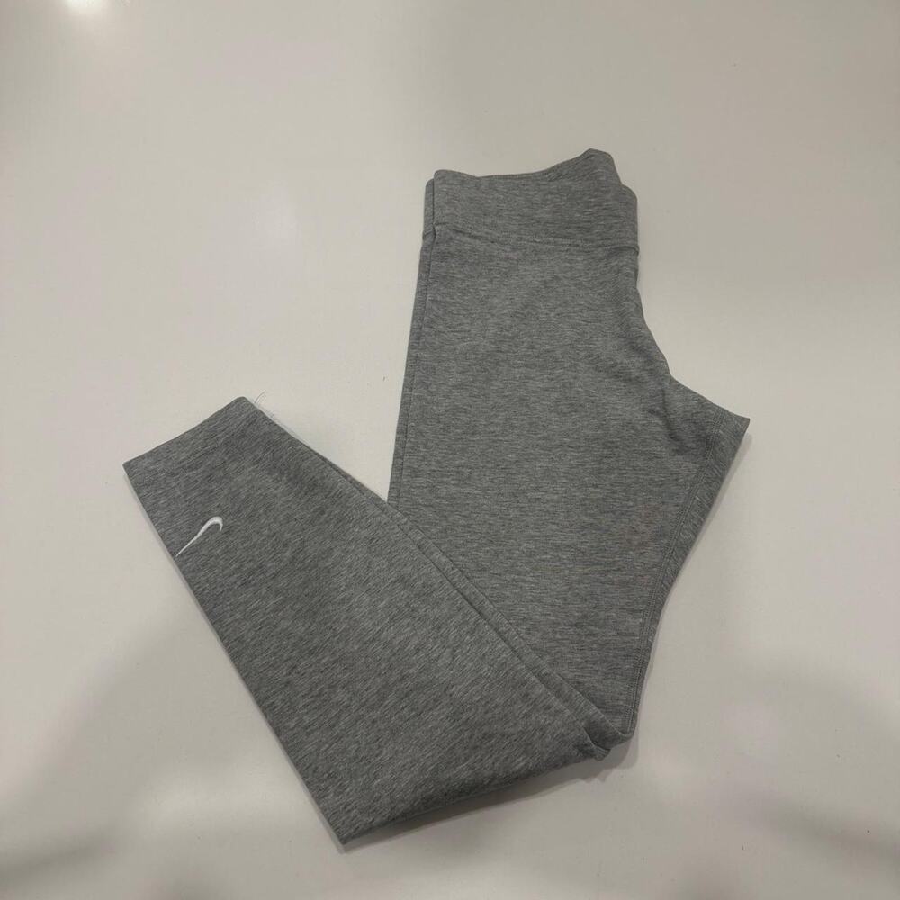Gray nike cotton leggings in